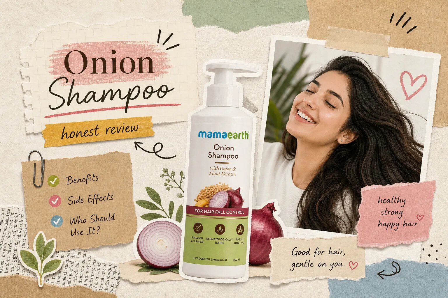 mamaearth onion shampoo